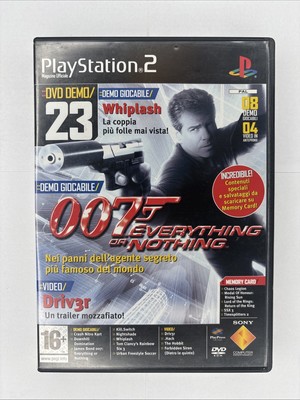 8 Demo Giocabili 007 Everything Or Nothing PS2 PLAYSTATION 2 Italienisch Eng Pal