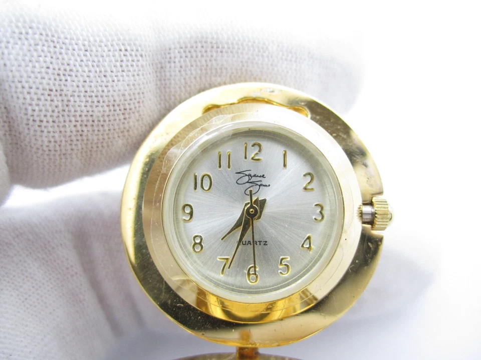 Relógio analógico feminino Suzanne Somers colar de ovos de strass Penndant (G570) - Imagem 2 de 4