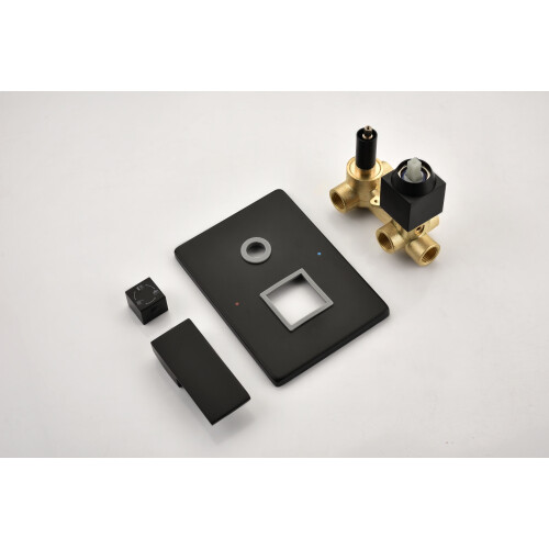 KA Shower system, 10" matte black full-body shower system with body spray head - Picture 9 of 11