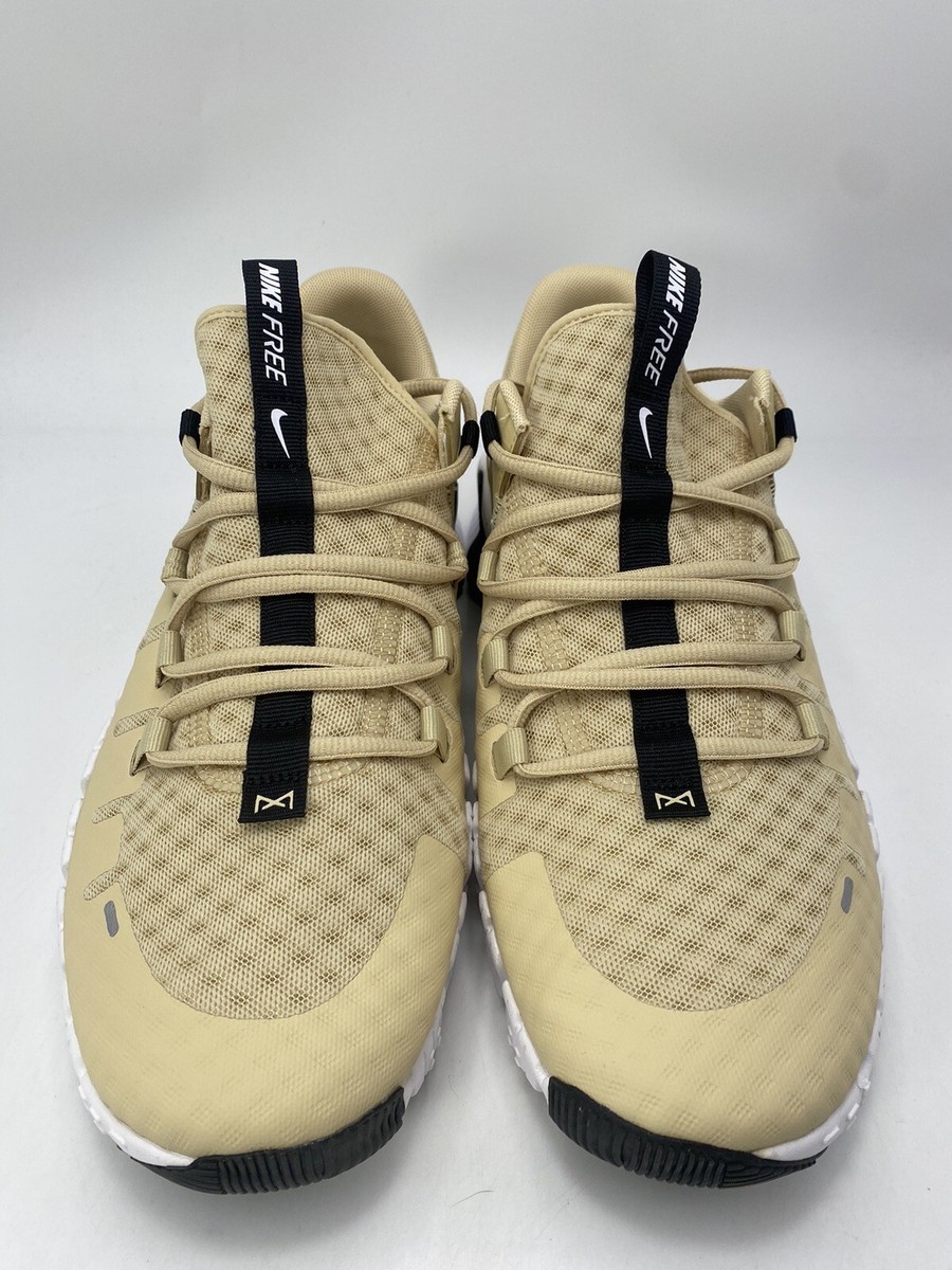 Nike Free Metcon 5 TB Vegas Gold White Black FN6616-701 Men\'s Size 9 Nike Free Metcon 5 TB Vegas Gold White Black FN6616-701  main image 4