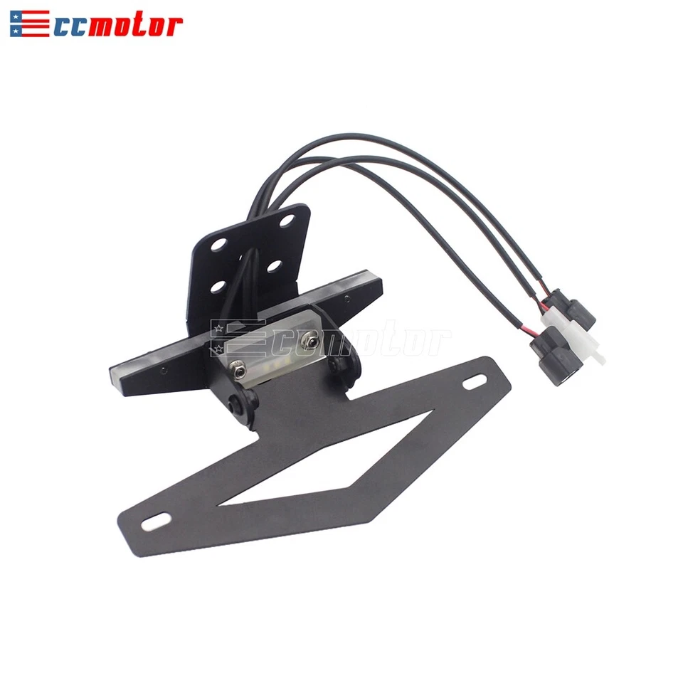 Eliminador de guardabarros trasero ordenado señales de giro LED para Kawasaki Ninja ZX6R ZX10R 09-18 Foto 3 de 4