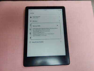 11世代　Kindle Paperwhite 32GB Kindle Paperwhite Signature Edition auto-adjusting front