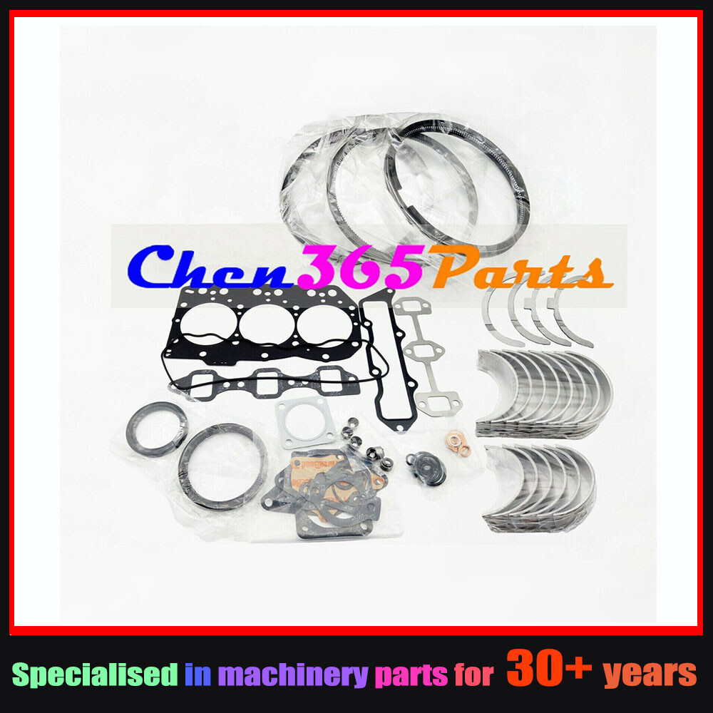 Brand-new Cylinder Liner Ring Gasket Bearings Kit for Yanmar 3TNV88 Engine  