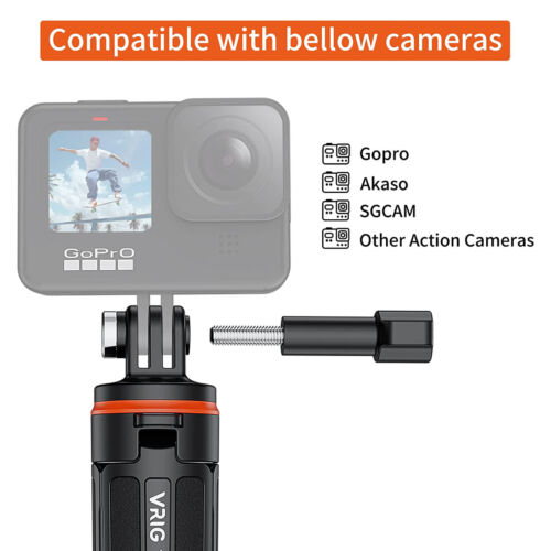 VRIG TP-08 Extendable Selfie Stick Tripod for Insta360 GoPro Handheld Table-top - Picture 5 of 10