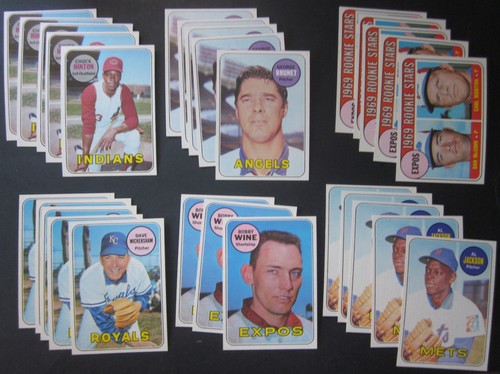 1969 Topps Baseball - Pick Choose Complete Your Set (1-660) NM Vending - Picture 119 of 132