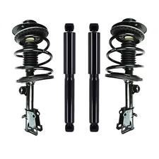 Front Struts Rear Shock Absorbers Set 4 PCS for Town Country Dodge Caravan FWD