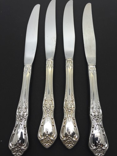 Oneida Stainless Set of 4 KENNETT SQUARE 9" Dinner Knives (KKK) - Picture 2 of 3