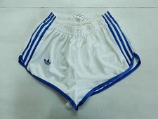 ADIDAS VINTAGE SHORTS GLOSS SPRINTER NYLON SHINY PANTS RETRO FRANCE