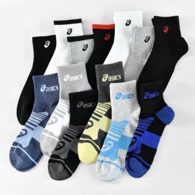 3 Paar ASICS Herren Söckchen Baumwolle Weich Atmungsaktiv Socken