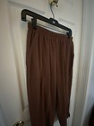 WOMEN'S BROWN ELASTIC WAIST COTTON BLEND CAPRI'S BY SPORT TIMER-SIZE : 10 PETITE — photo 4