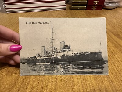 Postkarte Regia Schiff Garibaldi Nicht Reiste Bf