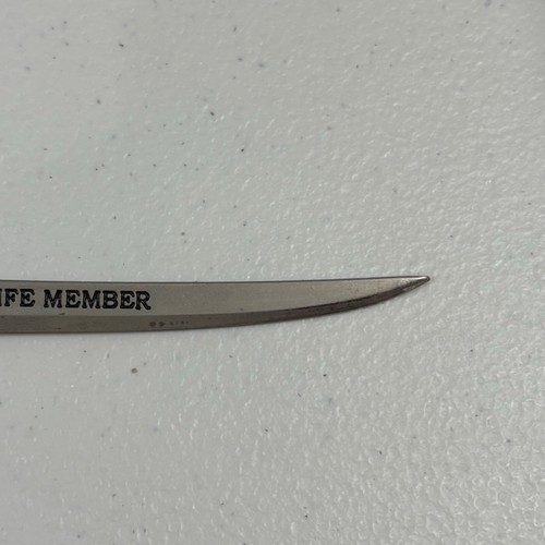 Vintage The History Channel Club Life Mitglied Schwert Brieföffner Metall 8" lang CSA - Bild 4 von 10