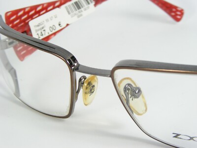 Prada Triangle Logo Sunglasses “Black” ZOOGAMI ZG17 12 BROWN /SILVER /RED EYEGLASSES GLASSES METAL FRAME