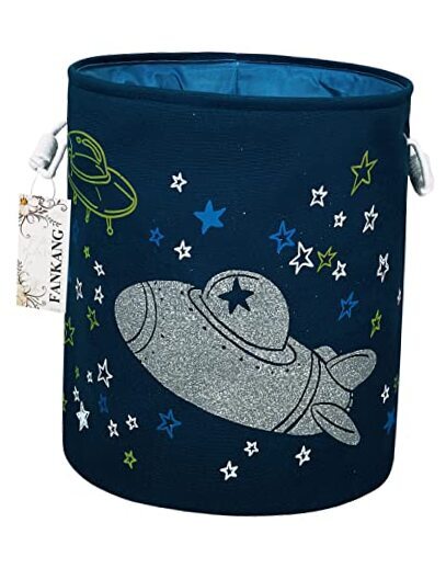 Storage Baskets,Collapsible Convenient Nursery Hamper/Laundry L-Spaceship-image