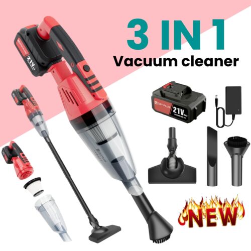 Portable Vacuum Cleaner Wet Dry Handheld Rechargeable Vacuum for Car Home Floor