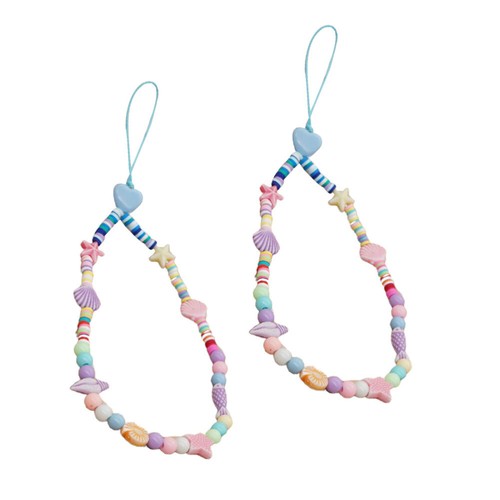 2 Pcs Chaîne De Téléphonie Mobile Dames Lanière Téléphone Portable