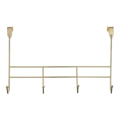 Hook Champagne Gold Over Door Storage Rack Hanger Storage