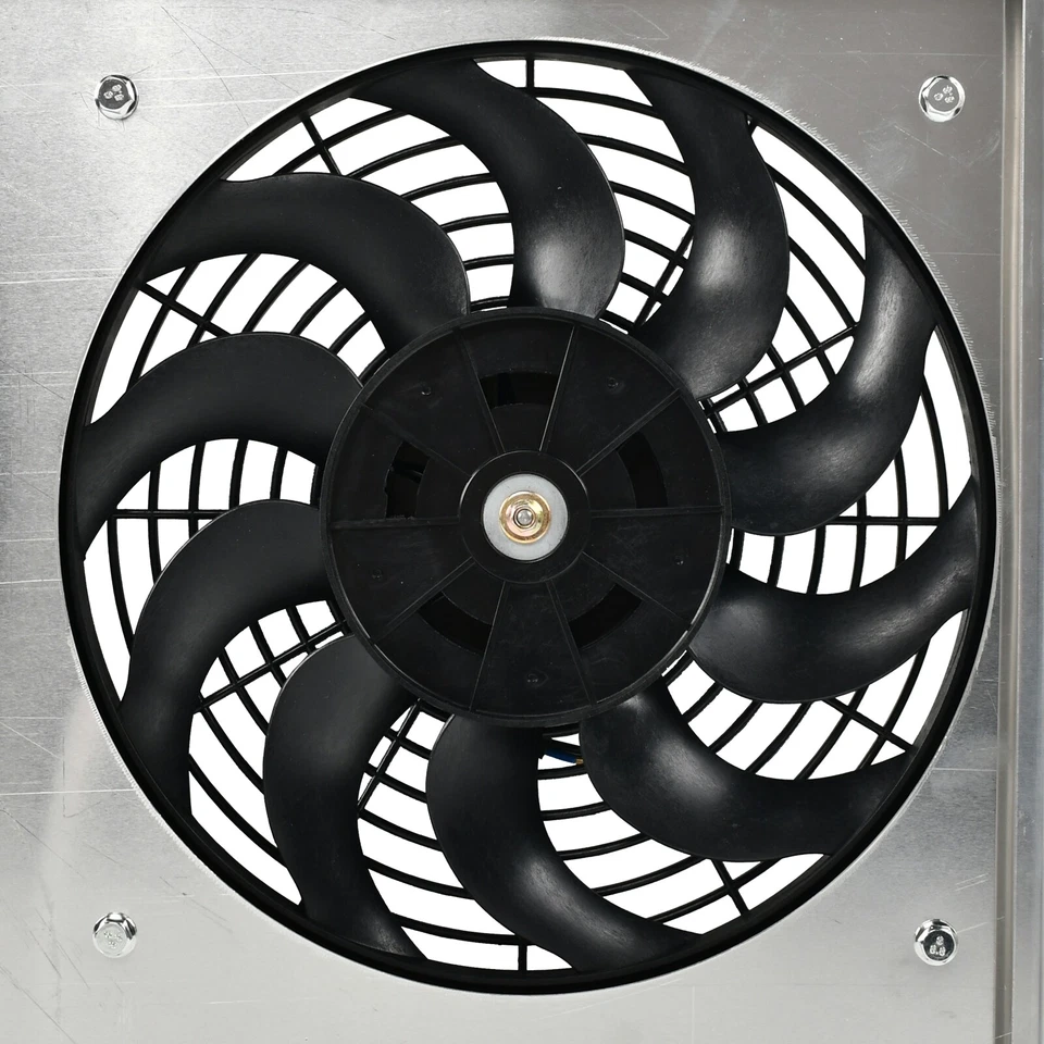 Para Chevy 1970-1981 Camaro/1978-1987 Monte Carlo 3 filas radiador + ventilador de cubierta + relé Foto 4 de 4