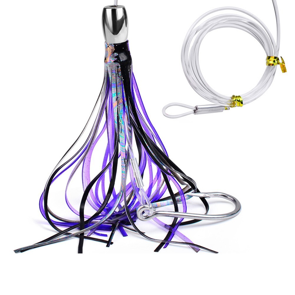 Atrapa peces carnívoros con el diseño de zócalo de calamar de 7 87 pulgadas e