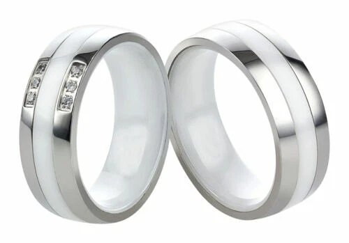 Runde Modeschmuck-Ringe aus Keramik