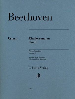 Beethoven Piano Sonatas Volume 1 Sheet Music Edition Without Fingering 051481032