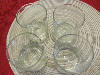 libbey Crisa Impressi pinched/dimpled Ttumblers (4) GA-A-16