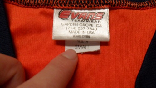 Small Youth Huntington Beach Jersey #11 Evans Team wear Brand Shirt - Picture 4 of 6