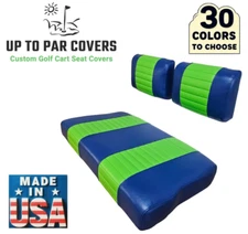 E-Z-GO Marathon Staple On Golf Cart Seat Cover (2 Stripe)