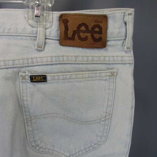 Vintage Lee Jeans Herren Größe 40x29 Gebleicht 100% Baumwolle Hergestellt in den USA - Bild 7 von 10