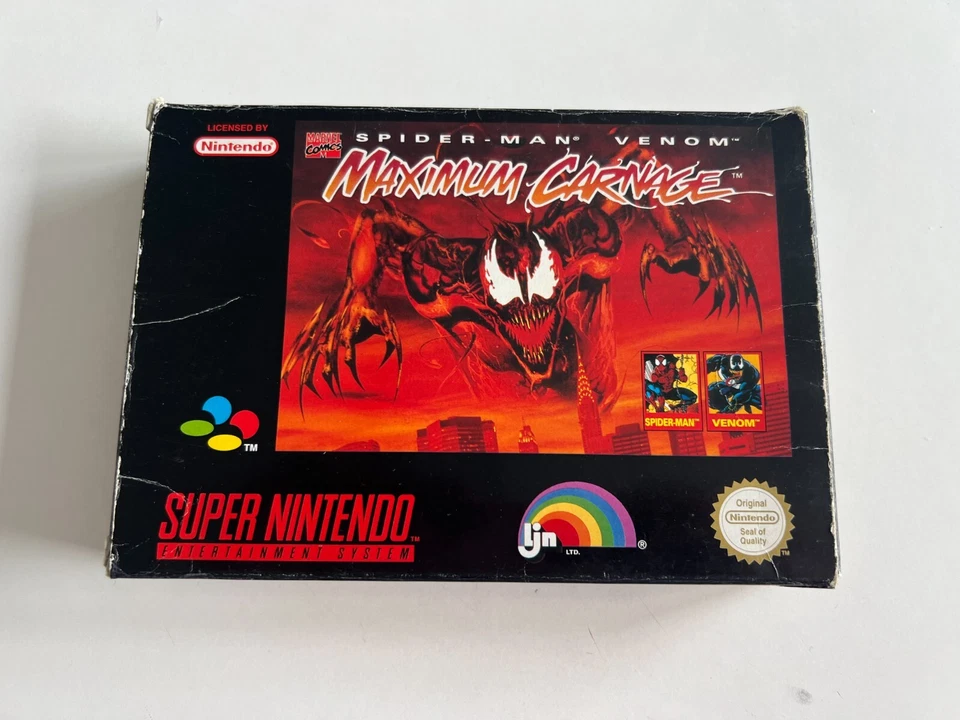Spider-Man Venom Maximum Carnage für Super Nintendo / SNES in OVP - Bild 2 von 4