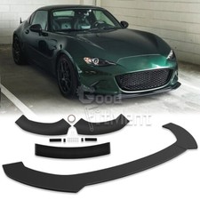 For Mazda Miata Mx-5 Factory Style Gloss Black Front Bumper Lip Spoiler Splitter