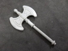 Masters of the Universe MOTU 1983 battle armor he-man silver axe Weapon Part