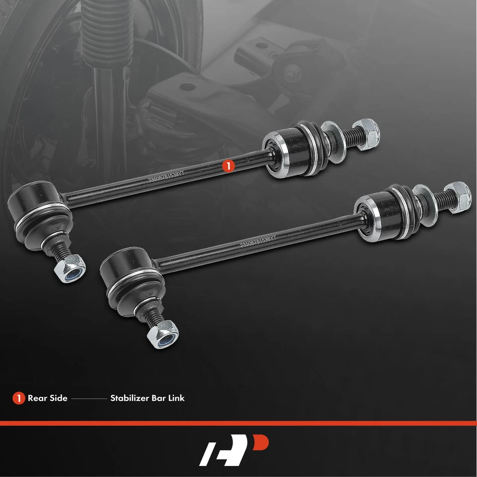 2x Barra estabilizadora trasera conductor y pasajero enlace para BMW 745i 750i 750Li V8 4,4 L Foto 2 de 4