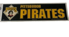 Pittsburgh Pirates MLB Bumper Sticker Vintage Made In USA By Tag Express 1992
