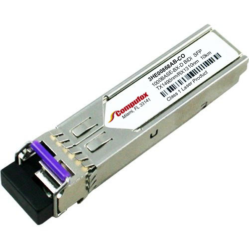 3HE00868AB - 1000Base-BX Tx1490nm/Rx1310nm 10km (Compatible con Alcatel-Lucent) - Imagen 1 de 1
