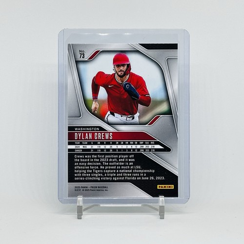Panini Prizm Dylan Crews RC #73 2025 - Nacionales - Imagen 2 de 2
