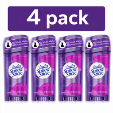 4 Pack - Lady Speed Stick Invisible Dry, Shower Antiperspirant Deodorant, 2.3oz