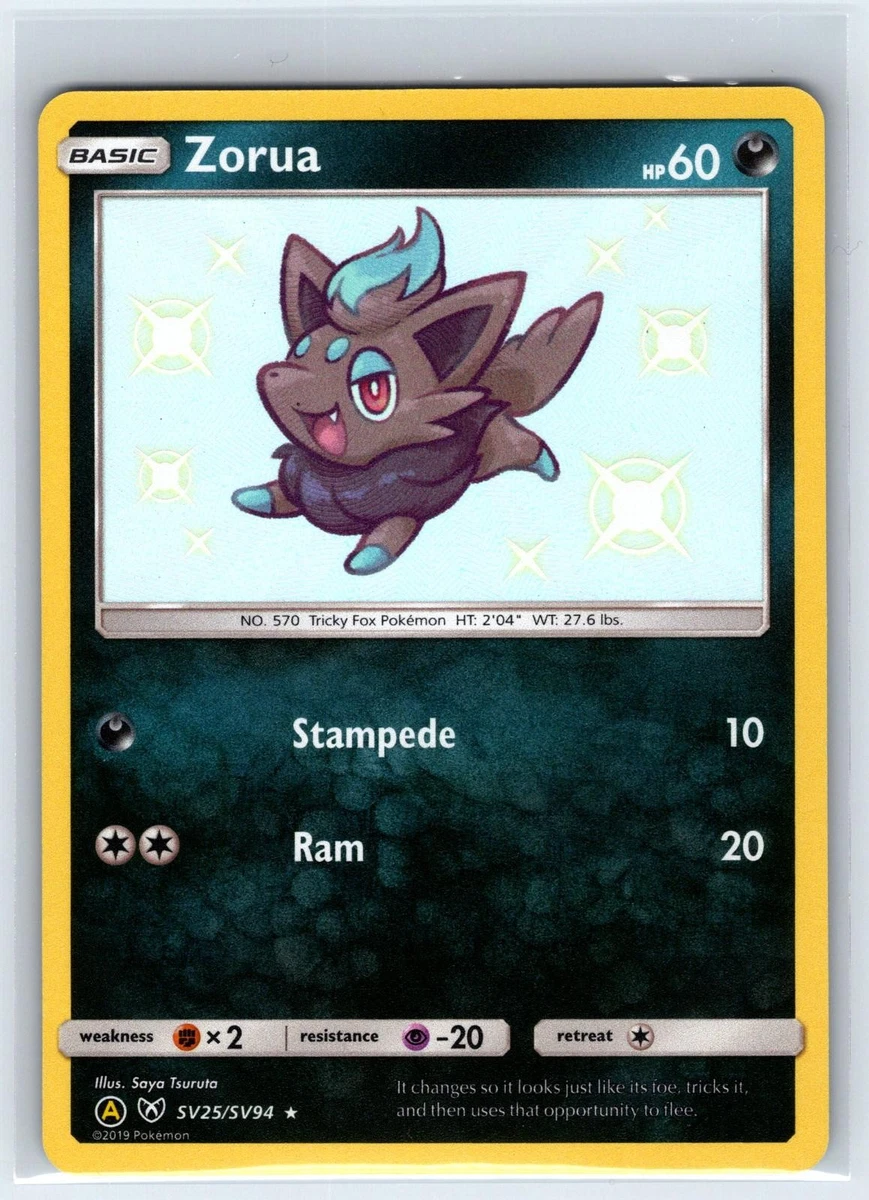 Zorua SV25/SV94 Hidden Fates: Shiny Vault for sale | eBay