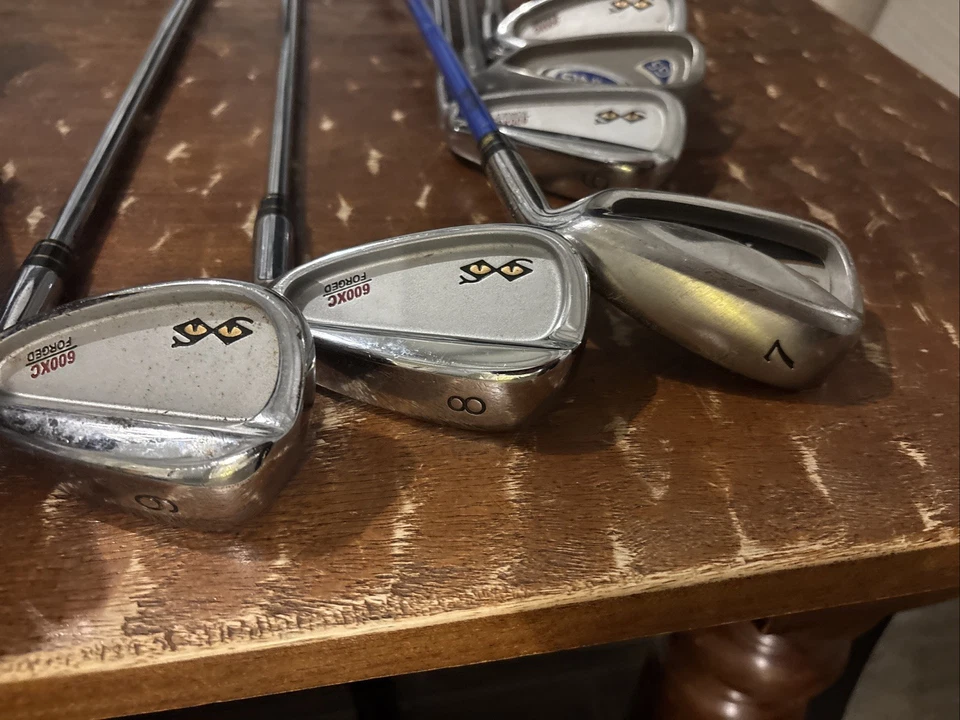 USED FORGED SNAKE EYES 600 XC 3-PW IRON STEPLESS + Ping MENS RH - Image 3 of 4