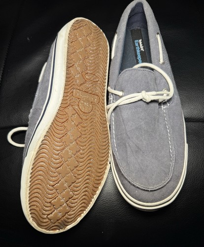 Timberland Earthkeepers Mens SZ 10 M Gray/Blue Canvas Boat Shoes 6728R - Picture 6 of 8