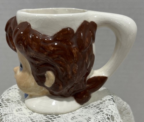Taza cara cerámica años 60 3,5" - Imagen 5 de 7