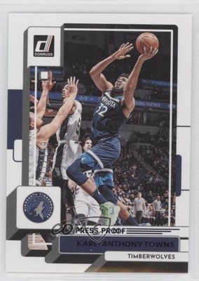 2022-23 Panini Donruss Purple Press Proof 71/199 Karl-Anthony Towns #95 12yh