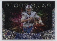 2020 Panini Prizm Fireworks No Huddle Prizm Josh Allen #18 10y6