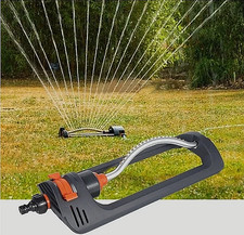 Automatic Oscillating Sprinkler Garden 19 Hole Watering 4 Modes Home Lawn uk