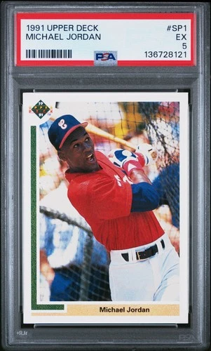1991 Upper Deck #SP1 Michael Jordan PSA 5