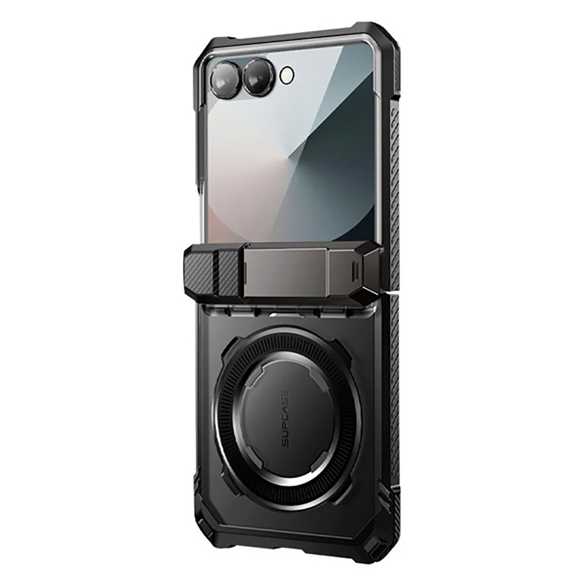 Coque Rigide Galaxy Z Flip 7 Premium Unicorn Beetle Grip Antichoc avec Support