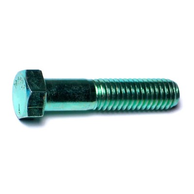 7/16''-14 x 2'' Green Rinsed Zinc Grade 5 Hex Cap Screws (102 pcs.)