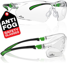 Safety Glasses Anti-Fog Scratch Resistant Wrap Around ANSI Z87 Certified