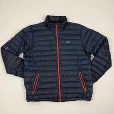 Patagonia Down Sweater Jacket Mens XL Blue Goose Insulated Puffer Hiking Outdoor