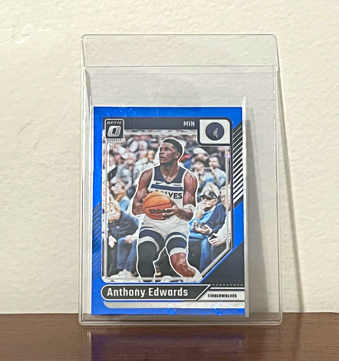 Panini 2024-25 Donruss Optic Basketball Anthony Edwards Timberwolves Blue #31